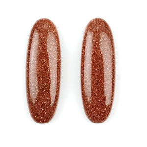 Increíble Cabujón de Piedra Dorada Natural Marrón de 10x30mm, Ovalado Largo, Base Plana, Calibrado, Gema Suelta para Joyería, Proveedor Confiable - Product Image 1