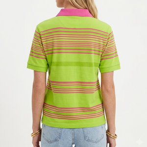 Polo confortable et élégant pour femmes, tissu doux au toucher, matière extensible, meilleure couture, polo pour femmes - Product Image 2