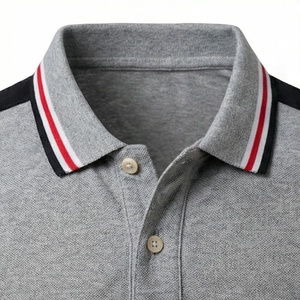 Polo d'été pour homme en coton respirant, décontracté, à manches courtes, de haute qualité, pour le golf, couleur personnalisable, ensemble haut de gamme - Product Image 4