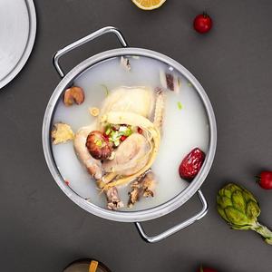 Juego de 7 Ollas de Cocina de Aluminio Ecológicas con Tapas de Aluminio de 14-26 cm, Diseño Minimalista Duradero para Estufas de Gas e Inducción - Product Image 4