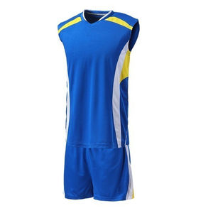 Men's White Sleeveless <b>Volleyball</b> Jersey <b>Set</b> With Red Yellow Accents Moisture Wicking Athletic Fit All Seasons - Product Image 2