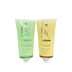 หลอดเจลสีฟ้าพลาสติกสำหรับบรรจุภัณฑ์เครื่องสำอาง 50 กรัม แบบหลอดยาสีฟัน สำหรับดูแลผิวหน้า - Product Image 3