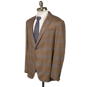 Blazer de Traje a Cuadros de Lana Merino Personalizado de Alta Calidad para Hombre, Corte Entallado, Solapa de Una Sola Hilera, Estilo Casual, de Negocios y Deportivo - Product Image 2