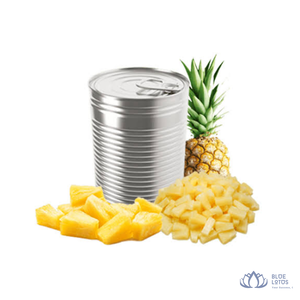 [MEJOR CALIFICADO] |   Piña en trozos enlatada en almíbar ligero, suministro a granel para bebidas y recetas de postres de Blue Lotus Farm - Product Image 1