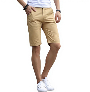 Pantalones Cortos Casuales para Hombre Bangladesh Elegance, Diseño Sólido en la Parte Delantera, Cómodos, 100% Algodón Canvas, Transpirables, de Secado Rápido, Ecológicos, para Deportes y Senderismo - Product Image 1