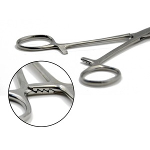 1Pc Surgical Steel Opening Closing Needle Ball Clamp <b>Plier</b> Different Open shape Tweezers Piercing Professional Puncture Tool - Product Image 2