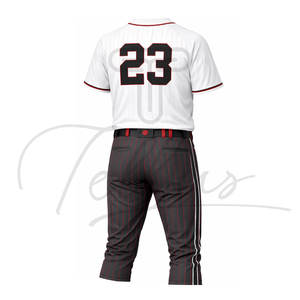 Tenue de baseball confortable et respirante, vêtements de sport à séchage rapide, uniformes de baseball à prix avantageux, qualité supérieure, couleur unie - Product Image 2
