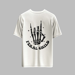 เสื้อยืดโอเวอร์ไซส์ผู้ชาย ผ้าคอตตอนผสม ระบายอากาศได้ดี สวมใส่สบาย รับทำโลโก้ ODM - Product Image 2