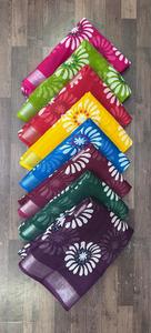 Tela de Lino con Estampado Floral, de Secado Rápido y Ligera, para Prendas de Mujer y Niña, Vestidos, Saris Tradicionales, Artículos de Boutique en Stock - Product Image 3