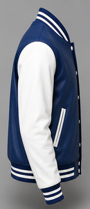 เสื้อแจ็คเก็ตวาร์ซิตี้คุณภาพสูงสำหรับผู้ชายพร้อมปกตั้ง - Product Image 5