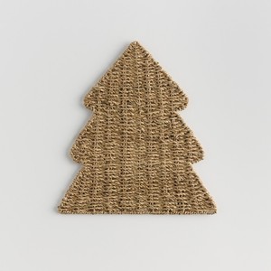 Manteles individuales de hierba marina tejidos con forma de estrella, accesorios para mesa de comedor, manteles individuales de hierba marina natural. - Product Image 4