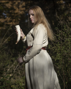 Offre Spéciale 2025 tasse en corne de buffle naturelle corne de Viking avec support authentique agate et tasse sans danger pour les aliments pas de fuites - Product Image 1