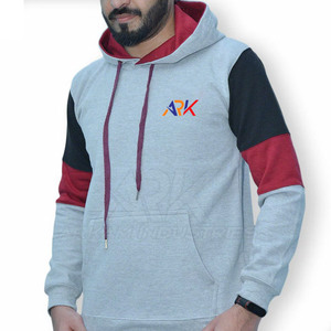 Prix de gros OEM Survêtement pour hommes de haute qualité, respirant, à manches longues et à capuche, effet délavé - Product Image 3