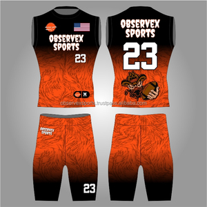 Uniforme de football 7v7 personnalisé de qualité supérieure, maillots personnalisés, uniforme de flag football 7on7, compression - Product Image 1