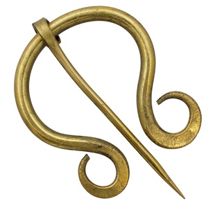 Carbon Steel Viking Cloak Pin <b>Ring</b> Fastener Medieval Brooch Handmade <b>Celtic</b> Design Penannular <b>Ring</b> Pin Pasha Enterprises - Product Image 4