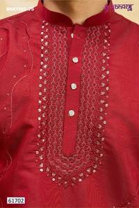 Colección Premium de Kurta para festivales, en viscosa y seda con bordado de múltiples hilos y lentejuelas, proveedor de la India. - Product Image 6