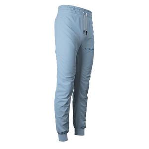 Pantalones Deportivos para Hombre, Color Azul Claro, Cintura Elástica con Cordón Ajustable, Logotipo en la Pierna Derecha, Joggers Casuales, Tela de Poliéster de Peso Medio - Product Image 2