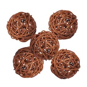 Bola de vid de árbol de Navidad de ratán natural, adorno de caña tejida, decoración de Pascua, fiesta de plantas, caña cruda casera, 1,2-8" - Product Image 6