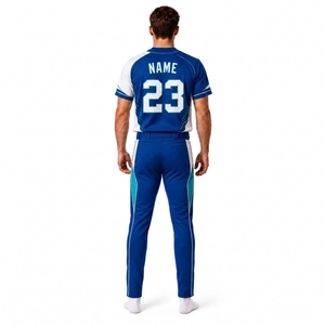 Custom Baseball Uniform Men Jersey Pants Set Sublimated Full Button Team Performance Sportswear OEM Private Label Manufacturer - Product Image 2