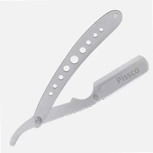 Rasoir droit de barbier, rasoir de coiffeur, couteau à effiler les cheveux, support de couteau de salon de beauté, rasoir pliant pour barbe - Product Image 3