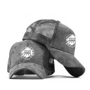 <b>Purple</b> Mesh Trucker <b>Hat</b> 6-Panel Adjustable Unisex Casual Spring Summer Cap Trucker <b>Hats</b> - Product Image 6