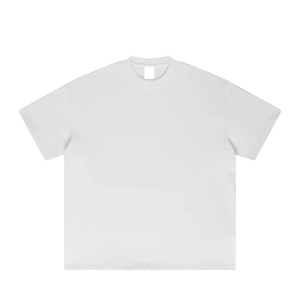 เสื้อยืดโอเวอร์ไซส์ผ้าฝ้ายแท้ 100% น้ำหนัก 240 กรัม พิมพ์ลายโลโก้ 3 มิติแบบพัฟฟ์ สไตล์สตรีทแวร์ทรงบ็อกซี่ สำหรับผู้ชาย ขายส่ง - Product Image 5