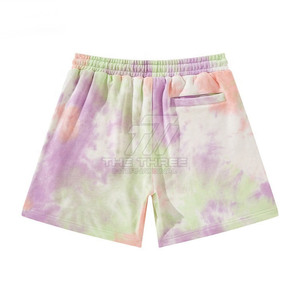 Shorts Casuales de Algodón 100% de Alta Calidad al por Mayor, Transpirables, de Secado Rápido, con Estampado Tie Dye, Último Estilo, Color Sólido, Hechos en Pakistán - Product Image 2