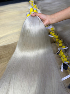Extensiones de Cabello Humano 100% Virgen Vietnamita 613ASH, Doble Trama, de la Mejor Calidad, en Paquetes - Product Image 5