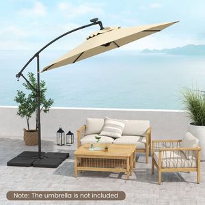 Base per Ombrellone da Patio con Beccuccio di Facile Riempimento, Elegante e Resistente, Collezione Ombrelli e Basi - Product Image 3