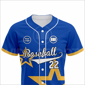 <b>Custom</b> Breathable Summer Baseball Jersey Set Small Quantity Friendly Low MOQ Fast Shipping Sublimation Team <b>Uniform</b> Wida Sports - Product Image 4