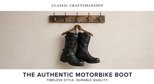 Botas de Motocicleta para Hombre Triarrow Supplies, de Media Caña, Impermeables, de Cuero Genuino, con Certificación CE y Suela Antideslizante - Product Image 6