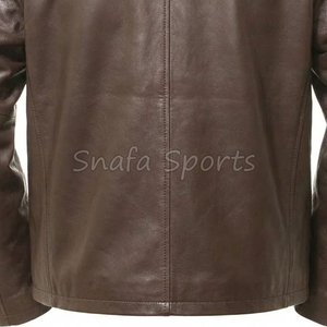 Classy Premium Factory Made Comfortable Warm OEM Custom Handmade Formal Style Leather Jacket <b>Coat</b> for Men - Product Image 5