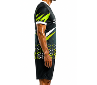 Service de personnalisation de logo, maillot de football 3D pour adulte, ensemble complet de tenue d'entraînement de football pour homme, maillot de football imprimé, respirant et à séchage rapide