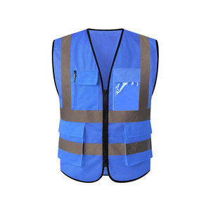 Chaleco de Seguridad sin Cremallera para Hombre, Chaleco Reflectante de Poliéster - Product Image 2