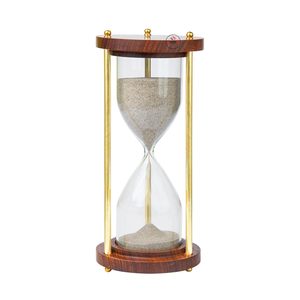 Minuteur Nautique Numérique en Laiton de 15 Minutes avec Sable Blanc, Facile à Transporter, Idéal comme Cadeau pour le Bureau et le Salon, Style Antique - Product Image 5