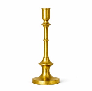 Luxury <b>Twisted</b> Stem <b>Candle</b> Holder Gold Metal Decorative <b>Candle</b> Stand Modern Elegant Tabletop Accent Wedding Centerpiece Premium - Product Image 2