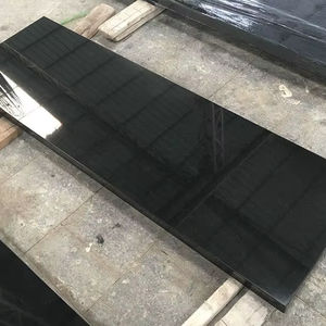 Losas de Granito Negro Absoluto Indio de Primera Calidad, Baldosas de Granito Negro Puro de Shangxi con Tamaño Personalizado y Acabado Pulido - Product Image 1