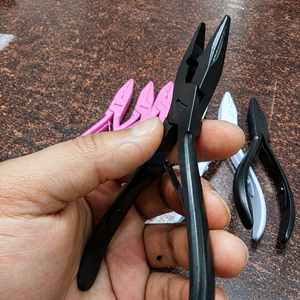 7 Piece Professional Hair Extension Bond Removal Fitting <b>Pliers</b> <b>Set</b> Custom Color Salon Extension Removal Tools OEM Custom made - Product Image 6
