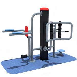 Les rameurs et les tapis de marche sont des équipements de fitness multifonctionnels pour l'extérieur qui peuvent exercer les membres supérieurs et inférieurs. - Product Image 3