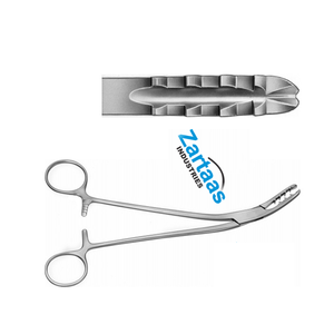Pinces à os Bircher Ganske en acier inoxydable de haute qualité, courbées, 20 cm, fabricant et exportateur d'instruments chirurgicaux - Product Image 6