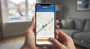 Aplicación de mensajería y entrega de paquetes con seguimiento en vivo, reserva instantánea y recogida y entrega a domicilio. - Product Image 2
