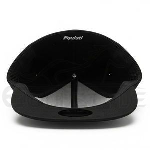 Casquette de baseball noire à visière plate avec logo personnalisé, couronne structurée, style streetwear moderne, chapeaux brodés promotionnels en gros - Product Image 3