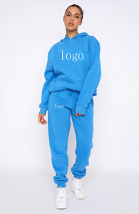 Colorful Hooded Cotton Winter Streetwear Sports Wear Outfit <b>Vest</b> Leggings Gym Jacket Fitness Apparel Women's Tracksuit Yoga Set - Product Image 3