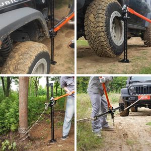 Martinetto Agricolo/Stradale per Carichi Pesanti da 60 Pollici, Capacità 7000 Libbre, con Cinghie di Fissaggio a Cricchetto - Product Image 6