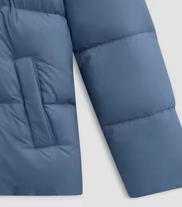 Men Puffer <b>Jacket</b> <b>With</b> Quilted Design And <b>Zipper</b> <b>Pockets</b> Classic Men Puffer Men's <b>Jackets</b> - Product Image 4