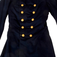Manteau long de style uniforme américain de l'époque victorienne, reproduction d'un modèle américain ancien pour hommes