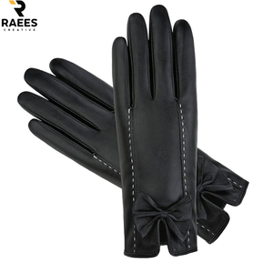 Gants d'hiver pour femmes, prix bas, qualité supérieure, chauds, pour le cyclisme, écran tactile, coupe-vent, simili cuir, tendance - Product Image 2
