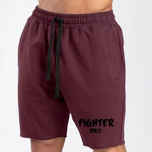 กางเกงขาสั้นออกกำลังกายผู้ชาย ผ้าฝ้าย สำหรับวิ่ง ฟิตเนส เล่นกีฬา แห้งเร็ว น้ำหนักเบา - Product Image 1