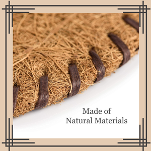Nature Coconut Shred Mug Coaster Handmade Natural Fiber Highly Absorbent <b>Round</b> Cup <b>Mat</b> Eco Friendly 8cm 10cm 13cm 16cm - Product Image 6