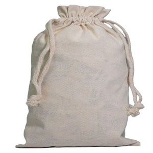 Sac à cordon en coton biologique personnalisé avec logo imprimé pour chaussures, sacs à main de luxe, emballage de sacs à main, sac anti-poussière en mousseline de coton - Product Image 1